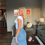 Princess Polly  Wide-Leg Denim Cargo Pants Photo 1