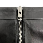 ALLSAINTS Pipe Pencil Lamb Leather High Waisted Mini Skirt in Black Size US 8 Photo 8