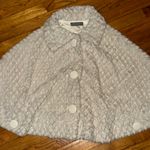 Miss Me MM Couture Faux Fur Sweater Poncho Cover Up Photo 0