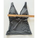 Michael Kors Gunmetal Tank Bathing Suit Cruise Swimwear Sleek Top Part XS Photo 6