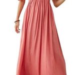 Forever 21 smocked off shoulder maxi dress Photo 0