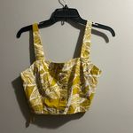 Very J  Floral Print Crop Top bandeau style Photo 0