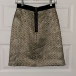 Kate Spade Kylie Gold Tweed Metallic Boucle Pencil Skirt Photo 3