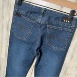 Mudd  Vintage Y2K Low Rise Flare Jeans Star Print Glitter Sparkle Womens‎ Sz 3/27 Photo 6