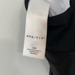 Ava & Viv Black and White Floral Swimsuit Photo 5