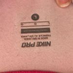 Nike  Pro Dri Fit Pink Quarter Zip Pullover Large Photo 2