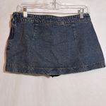 Edikted  Denim Mini Wrap Skort Y2k Club Size M Photo 3