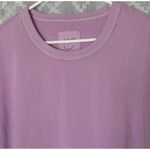 Aerie  Oversized Cozy Sweatshirt Womens Large Purple Ribbed Warm Lounge Pullover Photo 3