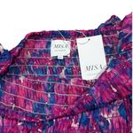MISA Los Angeles NWT! Misa Noura Floral Print Smocked Off the Shoulder Minidress - Size XL Photo 14