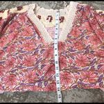 Free People  Crochet Leilani Print V-Neck Crop Top Photo 13