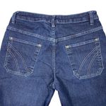 Bermuda Jean Shorts Women's Sz‎ 32" Cutoffs Stretch Denim Modest Retro Grunge Blue Photo 4