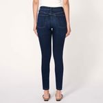 New Warp + Weft High Rise Skinny Jeans Indigo Stretch Denim Size 12 / Size 31 Blue Photo 2