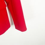PEACE OF CLOTH Red Long Sleeves Single Button Suit Jacket Blazer, Size 8 Photo 6