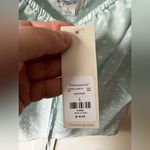 Blue Rain  Francesca’s NWT‎ Women’s Puff Sleeve Polka Dot Shirt Size L Photo 3