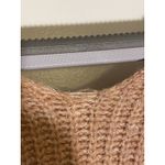 Free People  Sienna‎ Pink Wrap Knit Belted Sweater Dress Large NWOT Photo 2