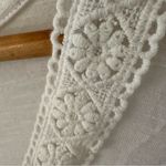 Farmers Market Flutter Crochet Square Neck Top. Size 1X. White Photo 5