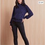 Allison Joy New With Tags Evereve  Dean Mock Neck Top Sz M Photo 2