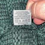 Authentic C.C Beanie Women’s Green Slouchy Cable Knit Faux Fur Pom Hat Winter Photo 4