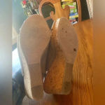 Maurice's  Cork Wedge Heels Sz 10 Danielle Slingback Open Toe Cute! EUC! Bin‎ A Photo 5