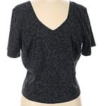 Lululemon  Align T-Shirt Hideaway Camo Deep Coal Cropped Short Sleeve Size 4 Photo 1