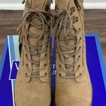 White Mountain Tan Dorsett Lace Up Combat Boots Photo 5
