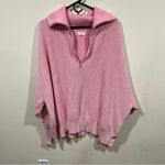 Aerie EUC  Beyond Quarter Zip Pink Sweater size XL Photo 2
