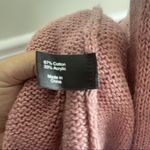 Lane Bryant Lane‎ Bryant pink cotton blend open front cardigan Photo 3
