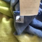 Maroni NWOT Women’s Lime And Blue Tie Dye VNeck Oversized Tee SM Green Photo 9