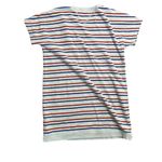 Tommy Hilfiger Vintage Sport Striped T-Shirt Dress 90s Red White Blue Large Photo 2