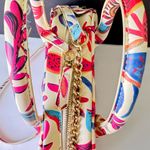 JustFab Floral MultiFloral Cream Crossbody Sachel Handbag Photo 2