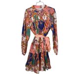 Antonio Melani Brynn Mock Neck Long Sleeve Retro Floral Print Dress NWT 10 Photo 1