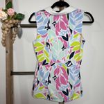 Tommy Bahama  Golf‎ Sleeveless Tank Floral Zip Size Small Photo 5