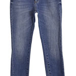 Neuw Jeans Smith Skinny Medium Wash Size 28 Tapered Leg Mid Rise Fob Ring Blue Photo 0