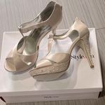Style & Co Slyle & co: Women’s High Platform Champagne Size 10 Photo 1
