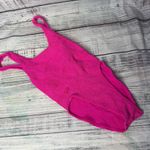 Speedo  One Piece Low Back Barbie Pink Swimsuit M Photo 1