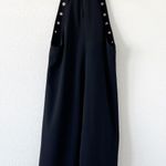 Amanda Uprichard Black Gold Grommets Accent Sleeveless High Neck Mini Dress Photo 6