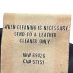 wilson's leather Vintage Wilson Jacket size small Black Motorcycle Suede Genuine Leather Zip up Photo 6