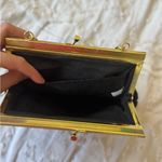 VINTAGE Elegant Floral Tapestry Clutch NEVER USED Gold Accents Photo 2