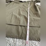 Bobeau Shift Midi Dress Olive Green Pullover Bell Sleeves Cotton Size L Photo 6