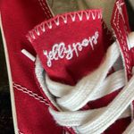 Jellypop Red Sneakers Slip On Lace Up Canvas  Womens 8 Photo 3