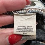 Free People Size 28 Shorts Cut Off Denim Golden Thread Destructted Lace Cotton Photo 9