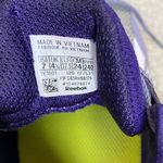Reebok  Women's Purple and Yellow Athletic Shoes Photo 6