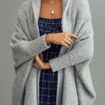 Anthropologie By light blue, grey & white wool cardigan sweater Photo 0