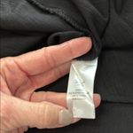 Sandra Darren Gauzy Black Off or On Shoulder Dress. Dressy or Casual Photo 5