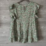 Entro  size‎ small Blooming Details Floral Top In Kelly Green BNWT Photo 3