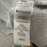 Athleta Women's Hoodie Sweatshirt Dress L Gray Knee Length Minimalist Cozy Y2K Photo 4
