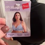 Hanes NWT  Black size medium comfort bra.  Back closure. Photo 3