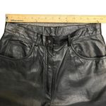 Spiegel Vintage Elements Exclusively  Black Leather Pants Size 12 Photo 6