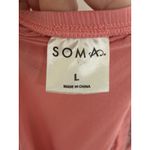 Soma Pink Lacy Nightie Lingerie Nightgown Size Large Valentine's Day Fairycore Photo 5