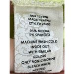 Soft Surroundings Yellow Long Sleeve V-Neck Soft Stretchy Modal Top Size M Photo 4